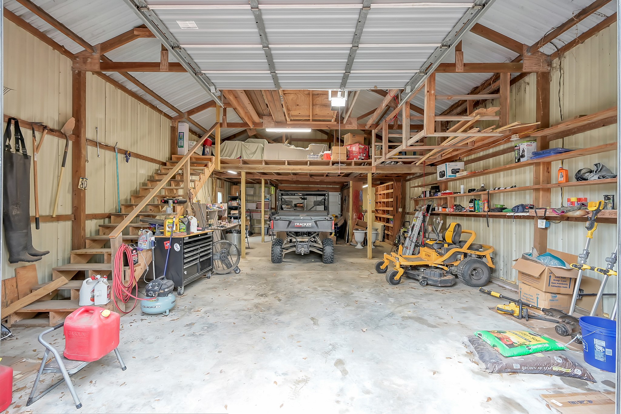 80 Nettie Phillips Road Coldspring, TX 77331 - Photo 45 of 49 Barn with additional decked space on the second floor.
