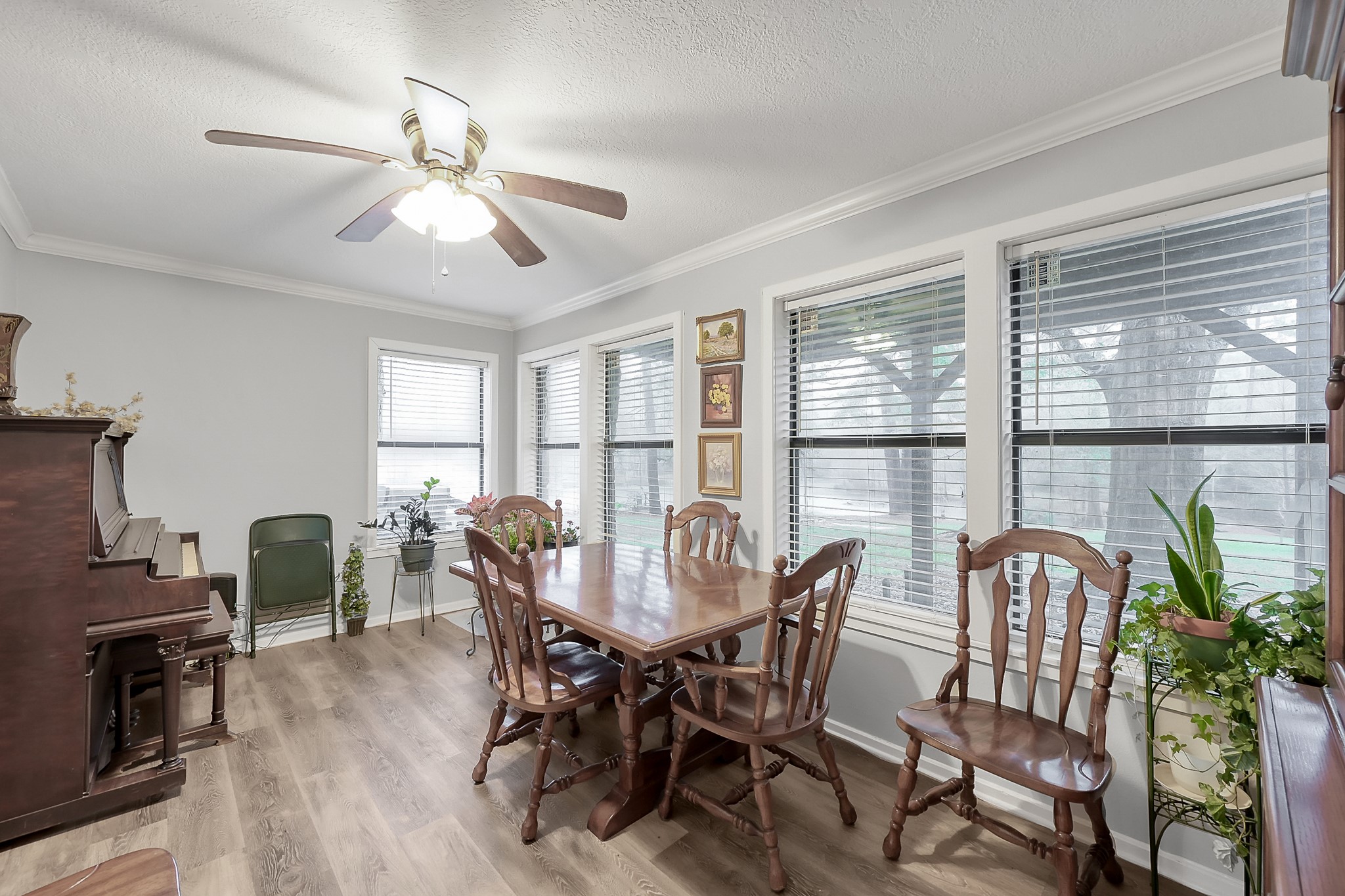 80 Nettie Phillips Road Coldspring, TX 77331 - Photo 9 of 49 Dining Area with gorgeous views through the expansive windows.