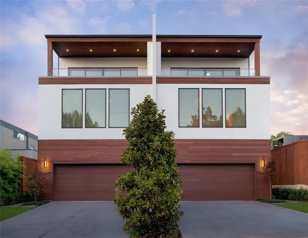 a house view with a outdoor space