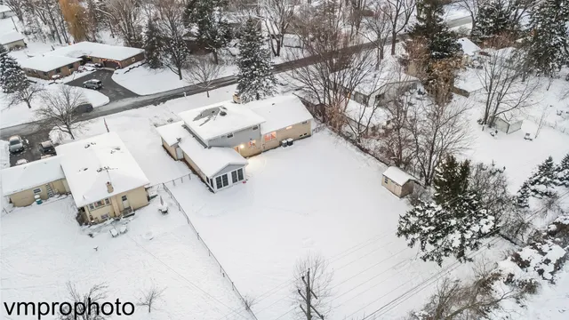 a white house with a outdoor space