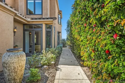 a view of front door of house
