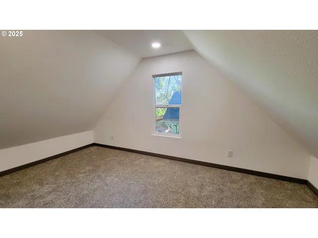 a open hall with a bench