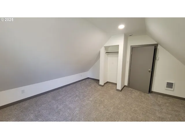 a open hall with a bench