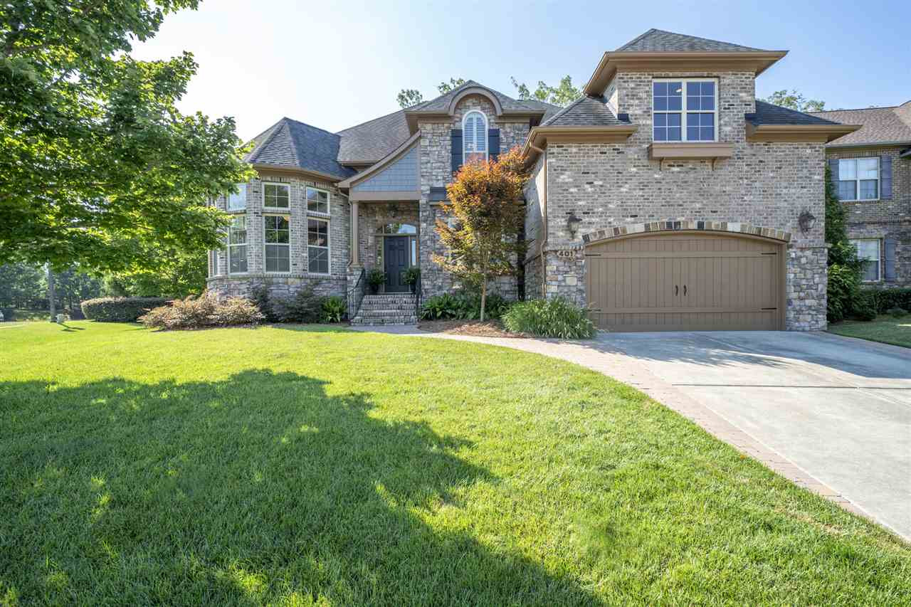 401 Rensford Place Cary, NC 27513 - Photo 1 of 30 Great curb appeal with stone, brick & fiber cement siding! 1 year home warranty included! Exterior Front
