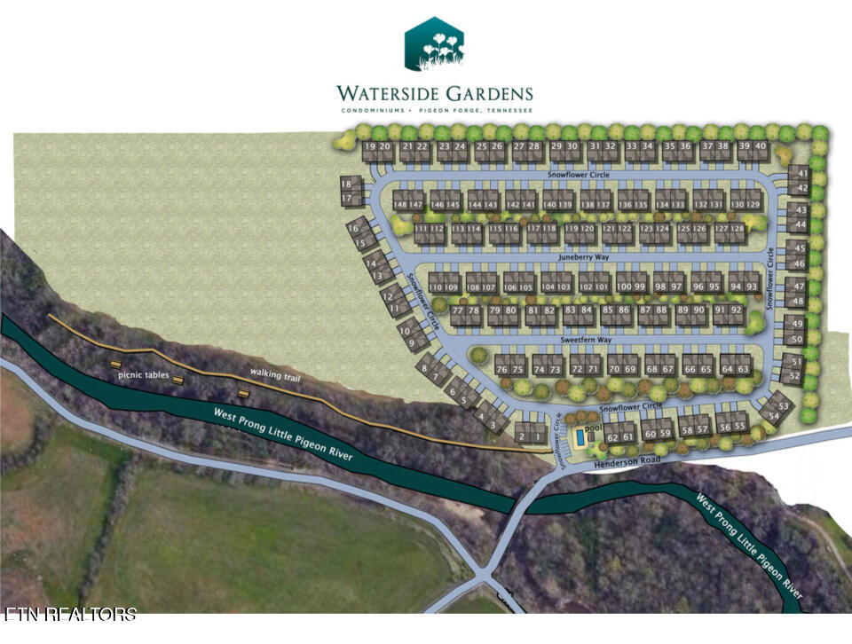 540 Henderson Road, Unit 35 Pigeon Forge, TN 37862 - Photo 53 of 59 Site Plan