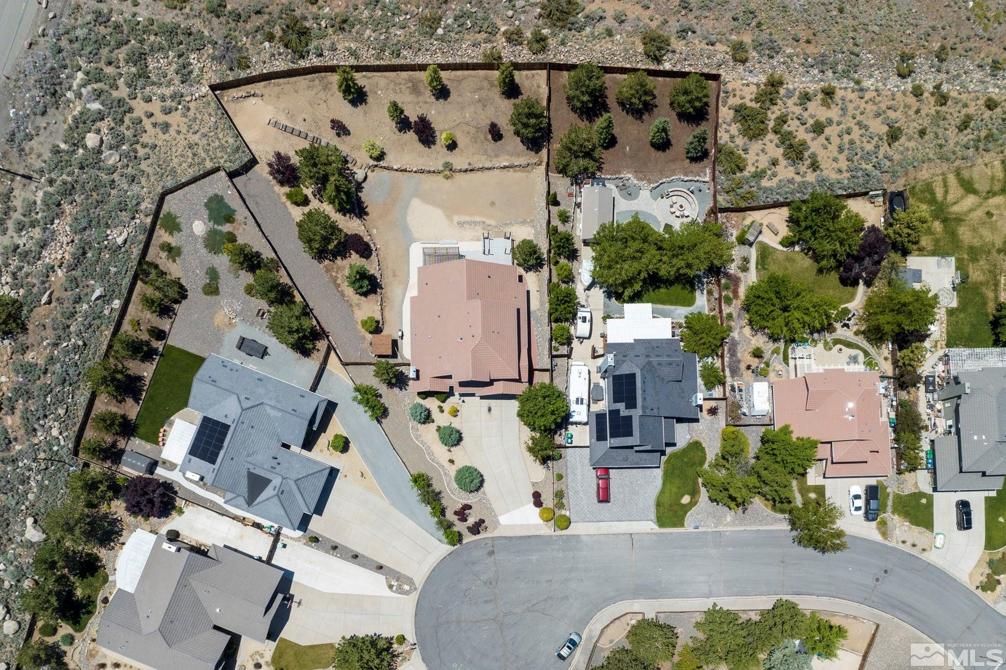 50 Deer Valley Court Reno, NV 89511 - Photo 35 of 39 an aerial view of houses with outdoor space