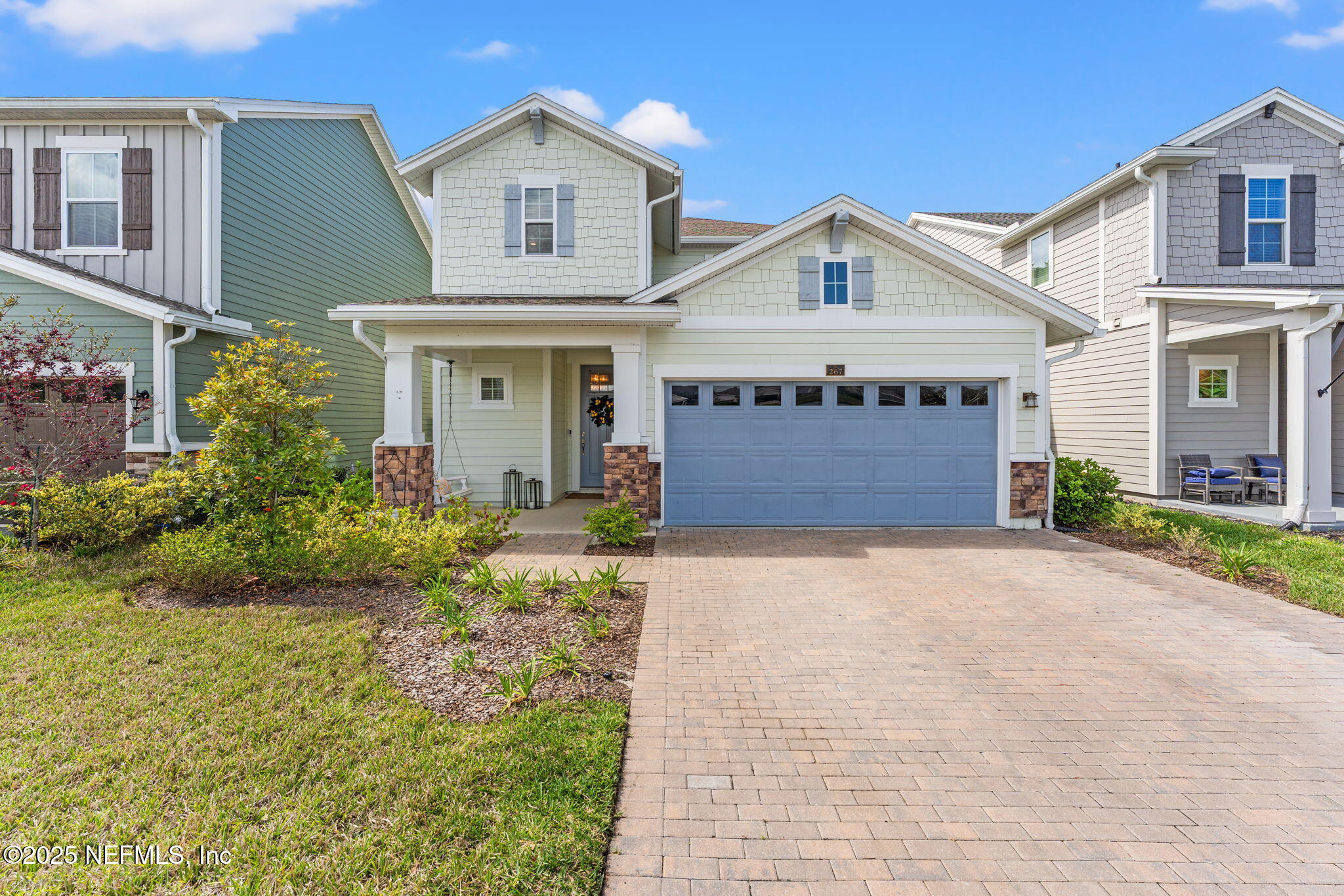 267 Windswept Way St. Augustine, FL 32092 - Photo 2 of 50 front view of house with a yard