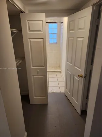 a view of walk in closet