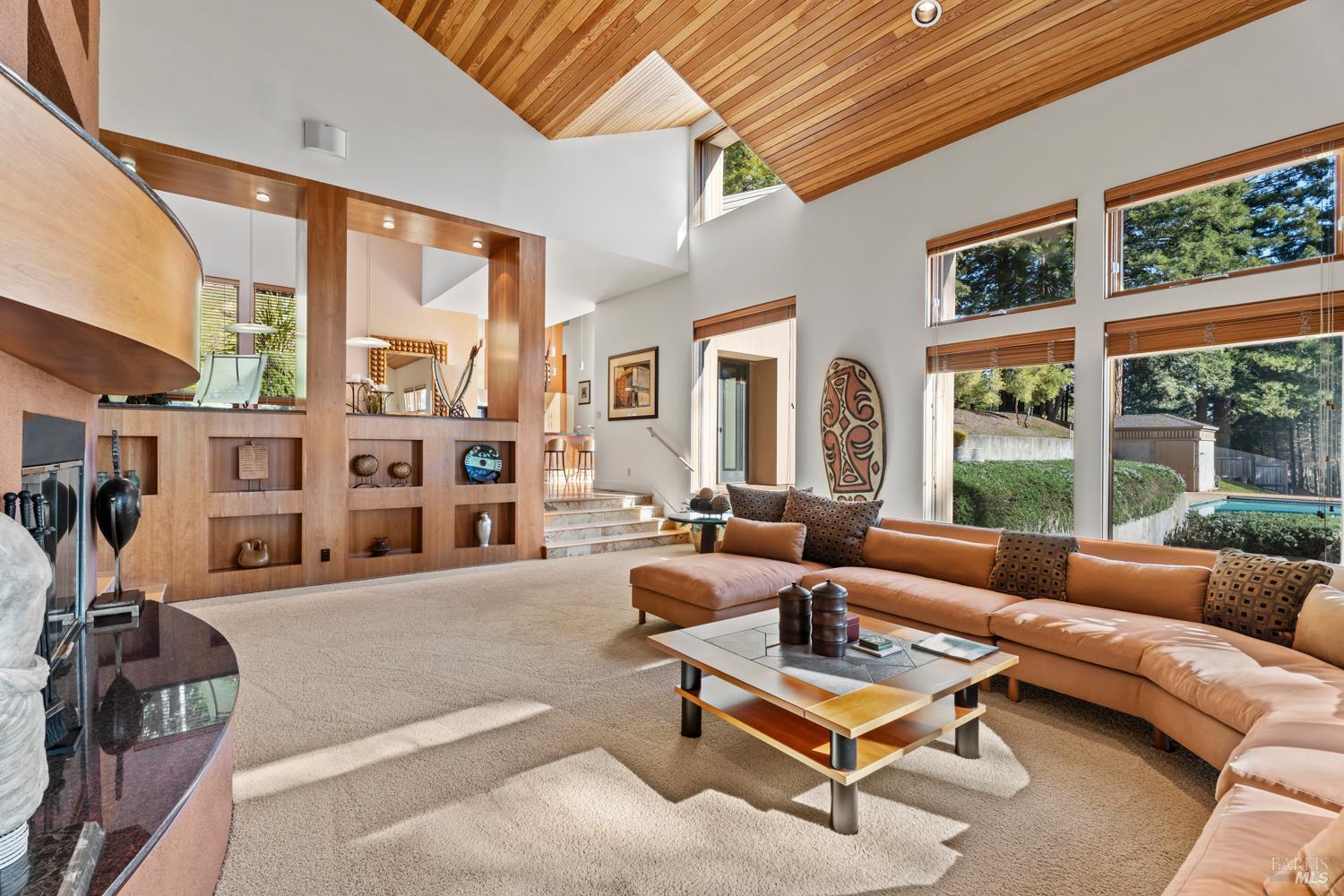 700 Holmes Ranch Road Philo, CA 95466 - Photo 15 of 42 a living room with furniture and a large window