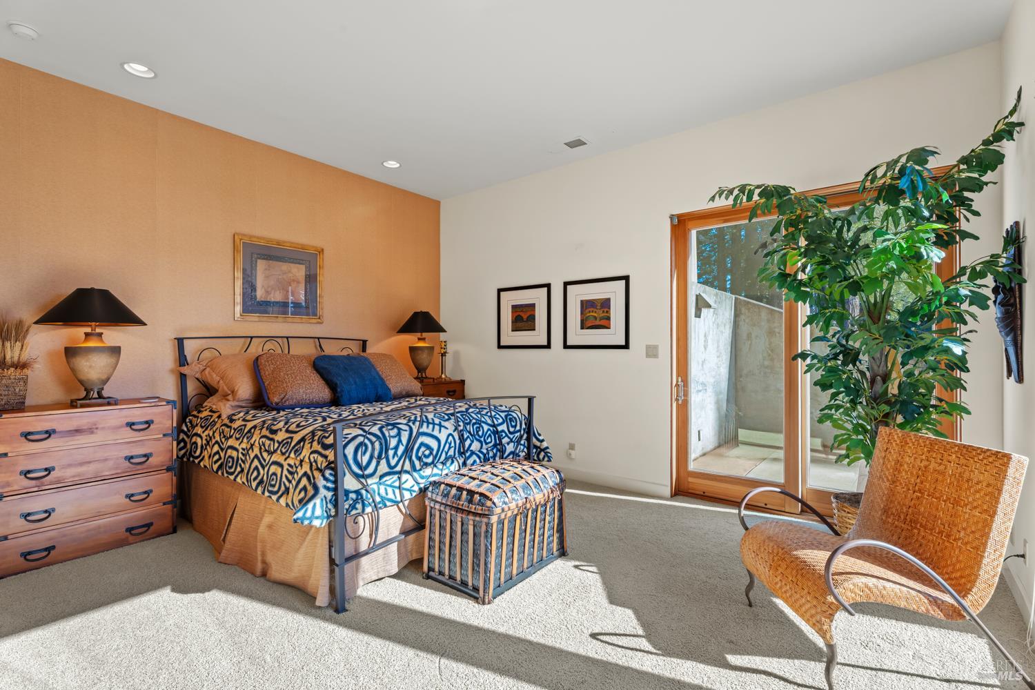 700 Holmes Ranch Road Philo, CA 95466 - Photo 22 of 42 a bedroom with bed and furniture