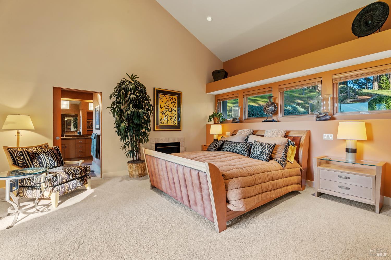 700 Holmes Ranch Road Philo, CA 95466 - Photo 29 of 42 a bedroom with a bed and a couch