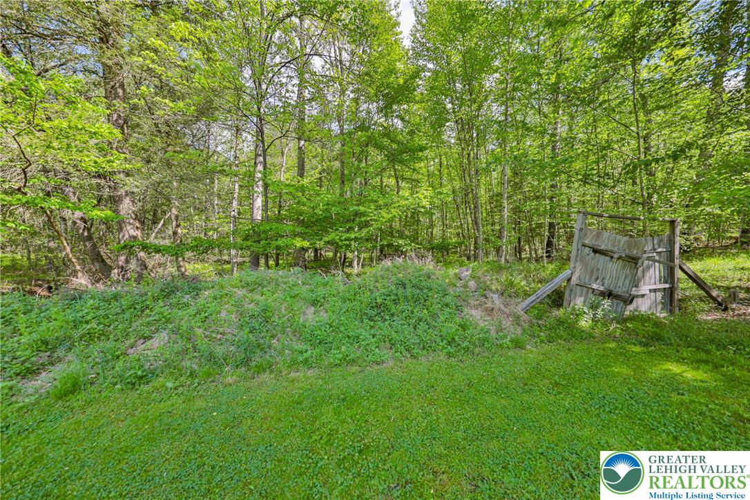 331 Cranberry Creek Road Cresco, PA 18326 - Photo 66 of 95 A rustic wooden structure complements the dense, verdant woodlands.