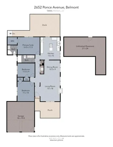 $1,795,000 | 2652 Ponce Avenue, Belmont, CA 94002