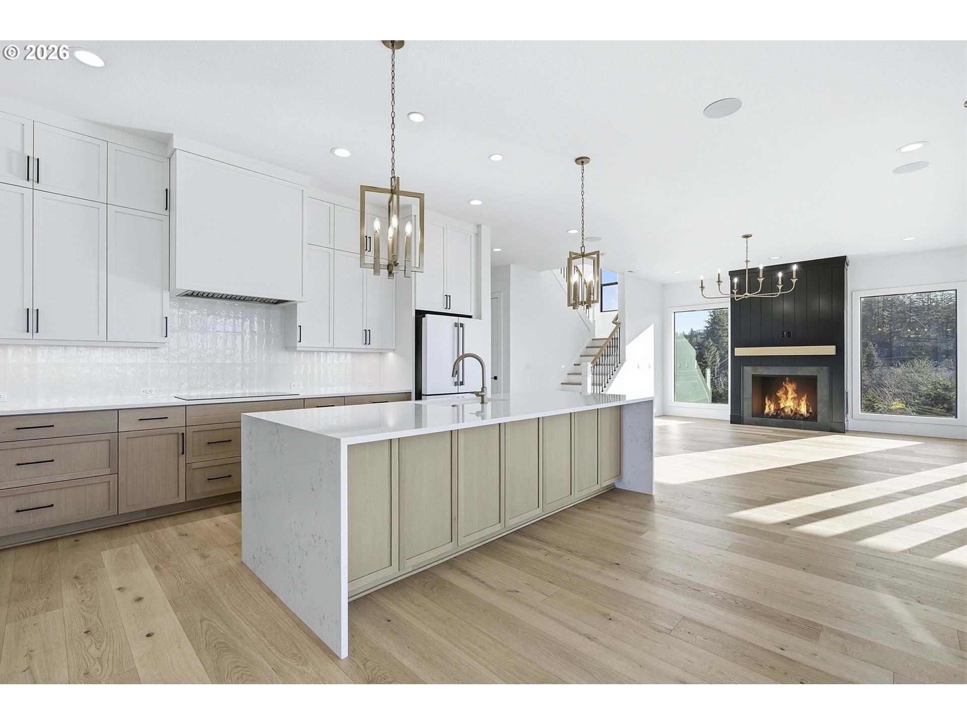35921 Southwest Bald Peak Road Hillsboro, OR 97123 - Photo 14 of 48 a kitchen with kitchen island a sink stainless steel appliances and cabinets