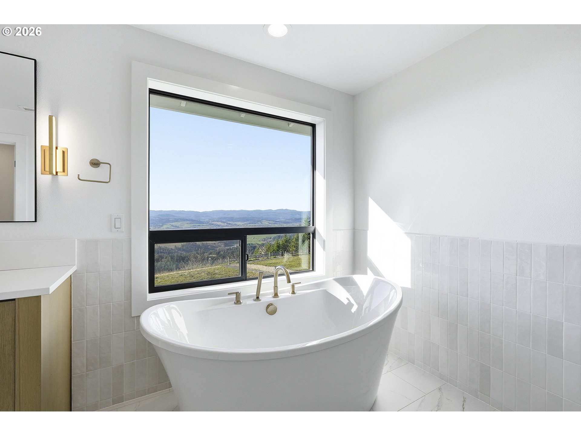 35921 Southwest Bald Peak Road Hillsboro, OR 97123 - Photo 30 of 48 a bathroom with a sink and a mirror