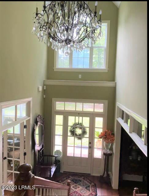475 Keans Neck Road Seabrook, SC 29940 - Photo 2 of 45 Entry With Chandelier