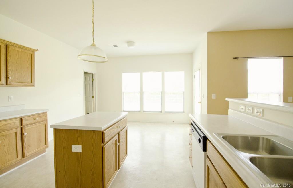 12809 Winget Road Charlotte, NC 28278 - Photo 15 of 23 a kitchen with a sink a counter top space and cabinets