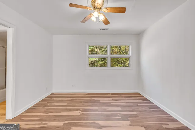wooden floor in a gallery