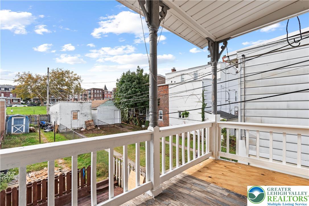 624 Cleveland Street Allentown, PA 18103 - Photo 15 of 35 a view of a balcony with city view