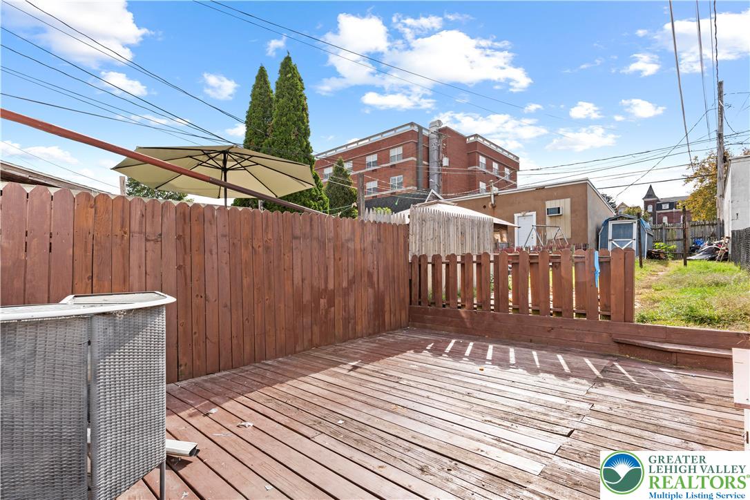 624 Cleveland Street Allentown, PA 18103 - Photo 33 of 35 a view of a wooden deck