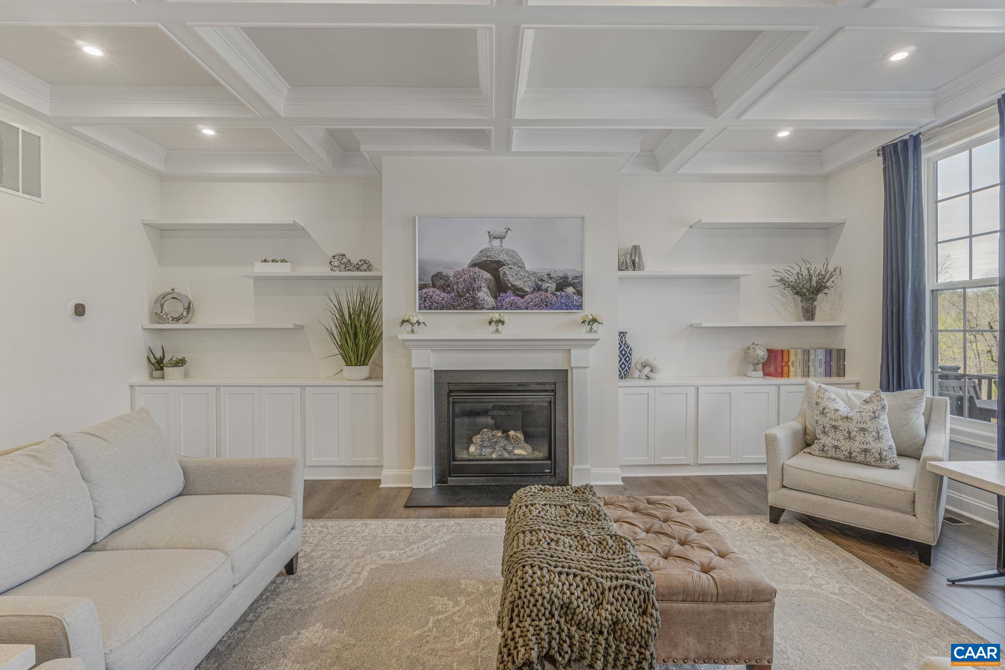 3624 Osprey Drive Keswick, VA 22947 - Photo 6 of 68 a living room with furniture and a fireplace