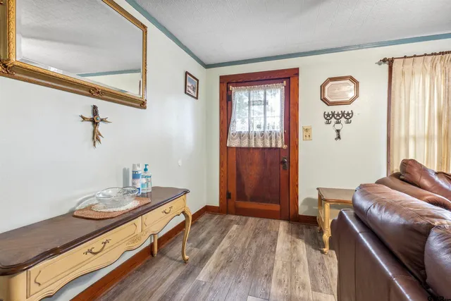 a room with furniture and a window