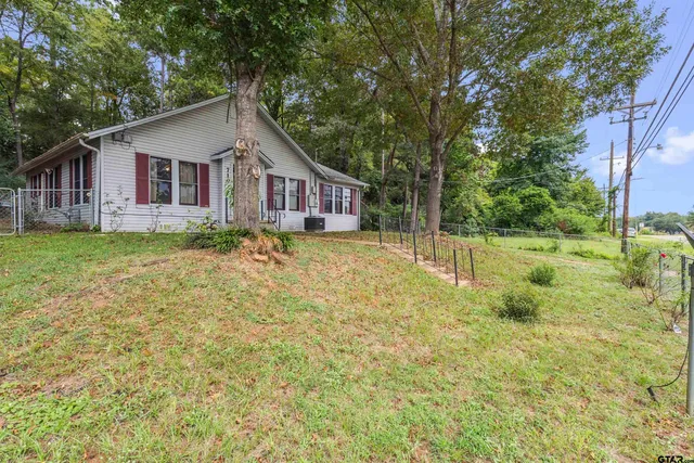 a house with a big yard