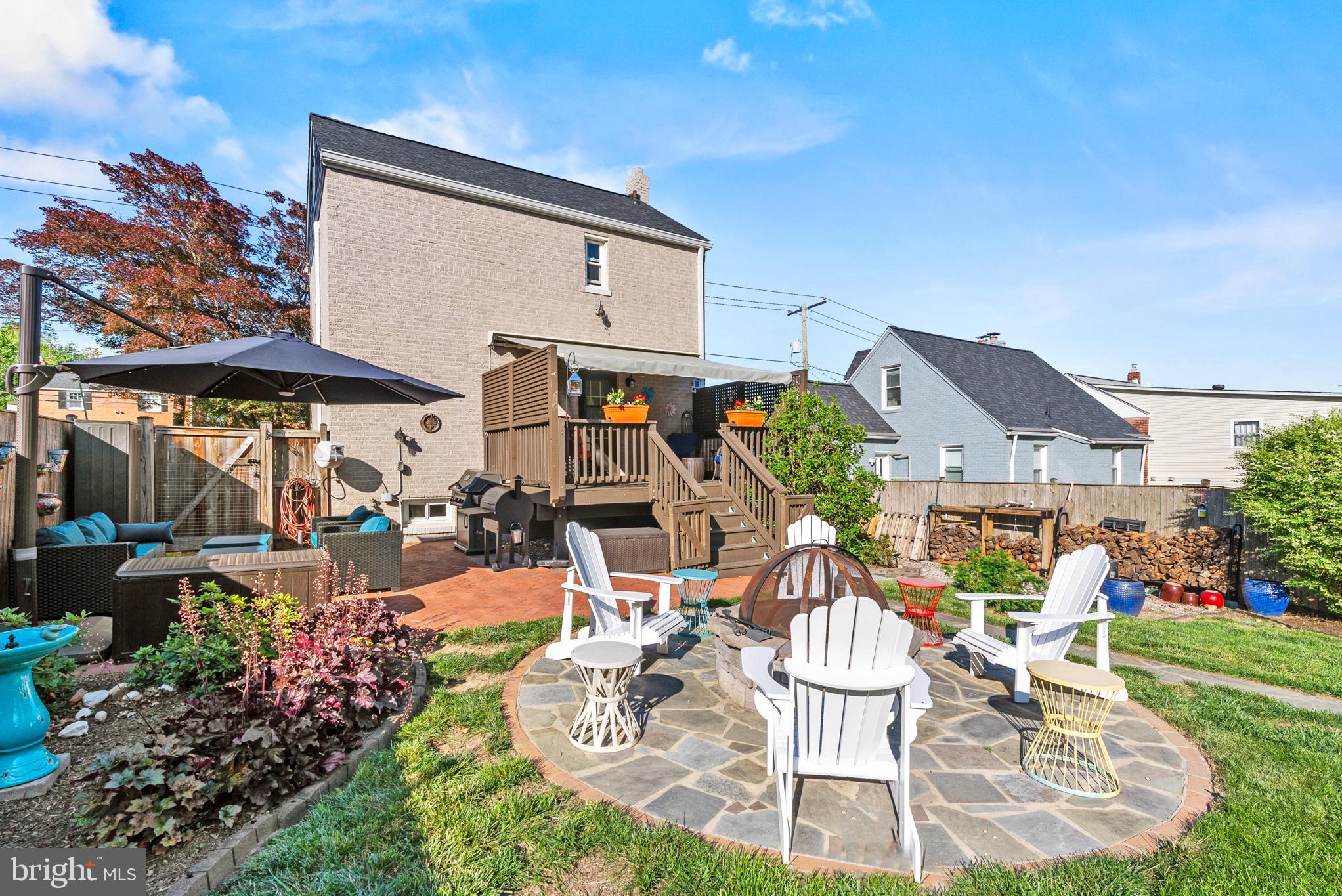 819 Chillum Road Hyattsville, MD 20783 - Photo 36 of 48 a view of a chairs and table in patio