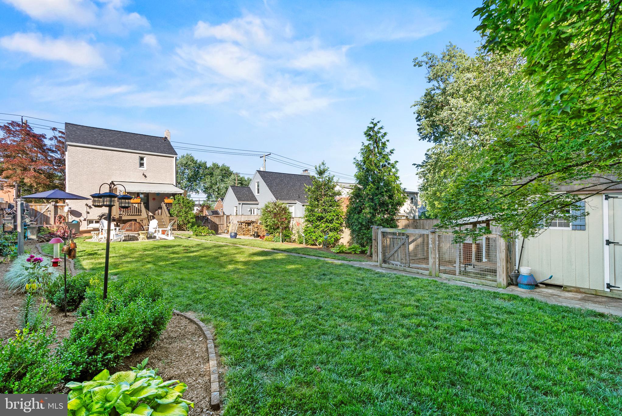 819 Chillum Road Hyattsville, MD 20783 - Photo 40 of 48 a view of backyard with seating area and green space