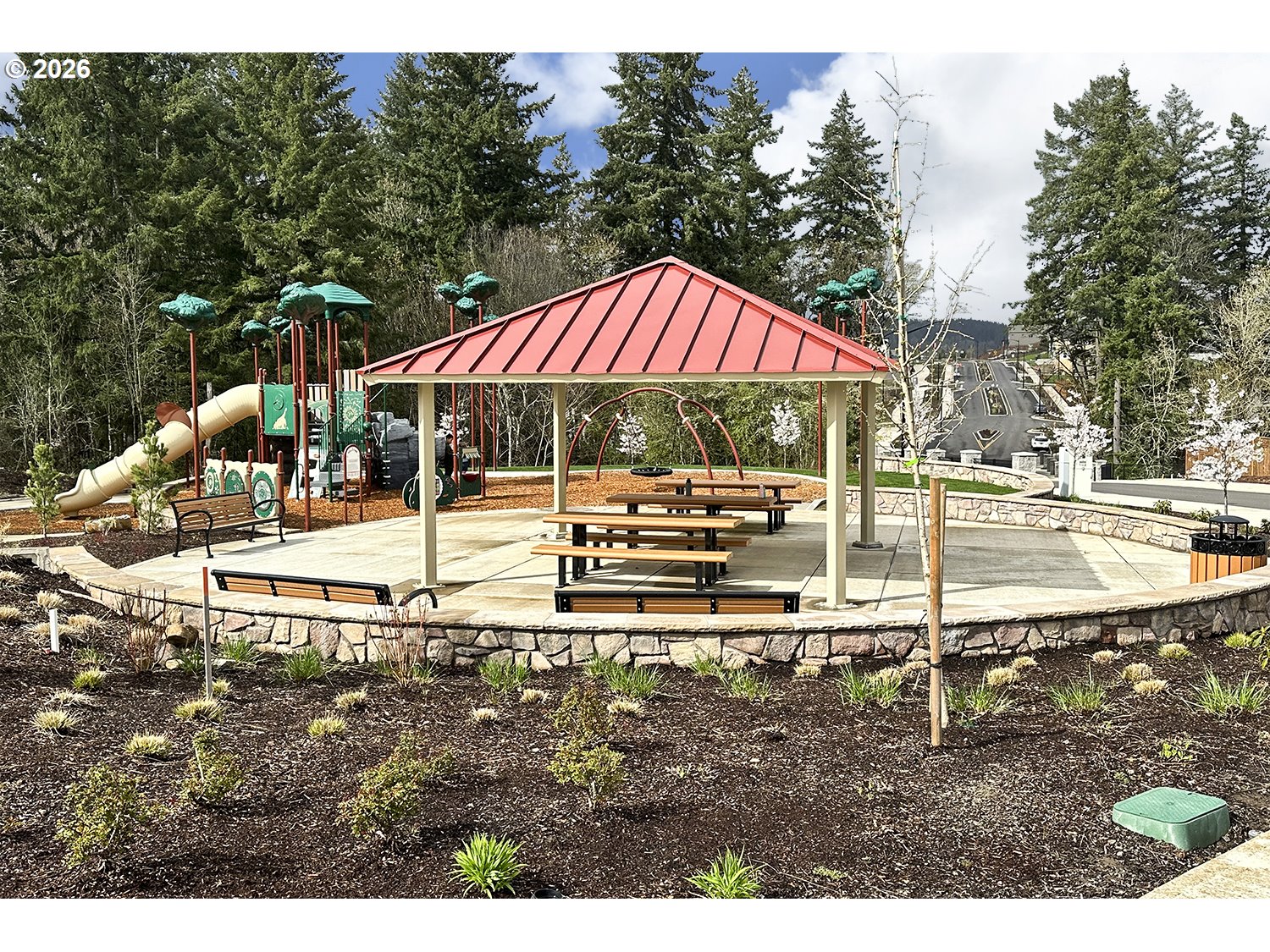 16786 Southwest Leaf Lane Portland, OR 97224 - Photo 27 of 39 a view of a swimming pool with a patio