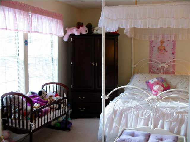 1 Tanglewood Road Palmyra, VA 22963 - Photo 5 of 7 a bedroom with a bed window and a chandelier