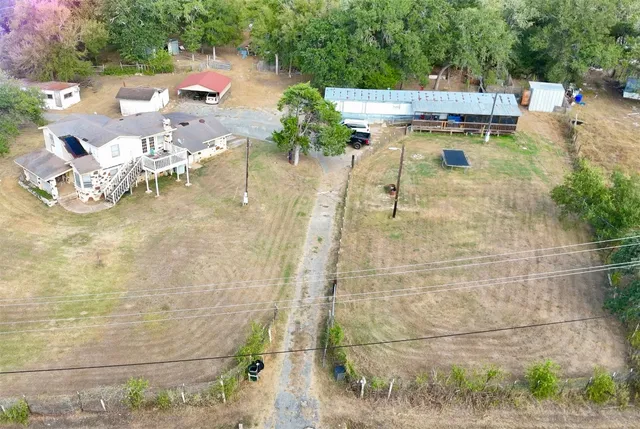 a view of fountain in the backyard