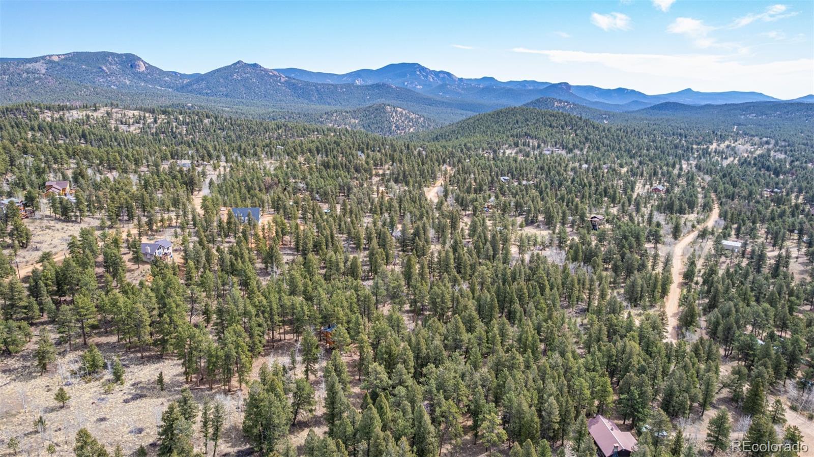 449 Forest Drive Bailey, CO 80421 - Photo 25 of 49 a view of a lush green hillside and a houses