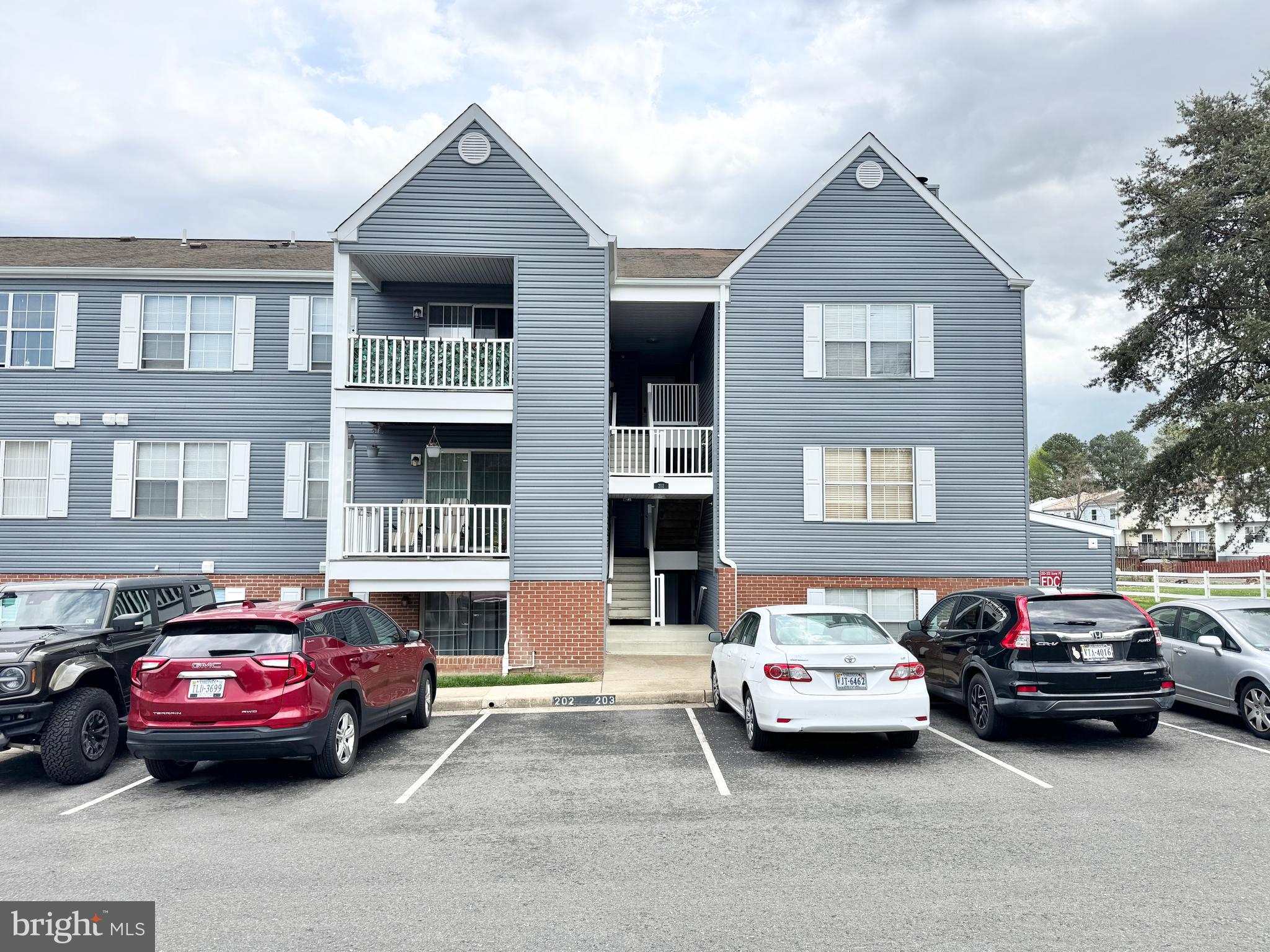 a car parked in front of a house