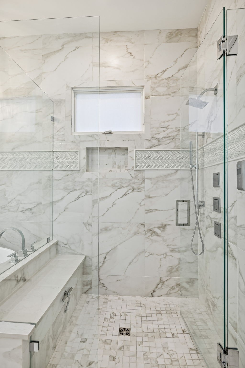 600 Pearre Springs Way Franklin, TN 37064 - Photo 52 of 85 a bathroom with a sink shower and a mirror