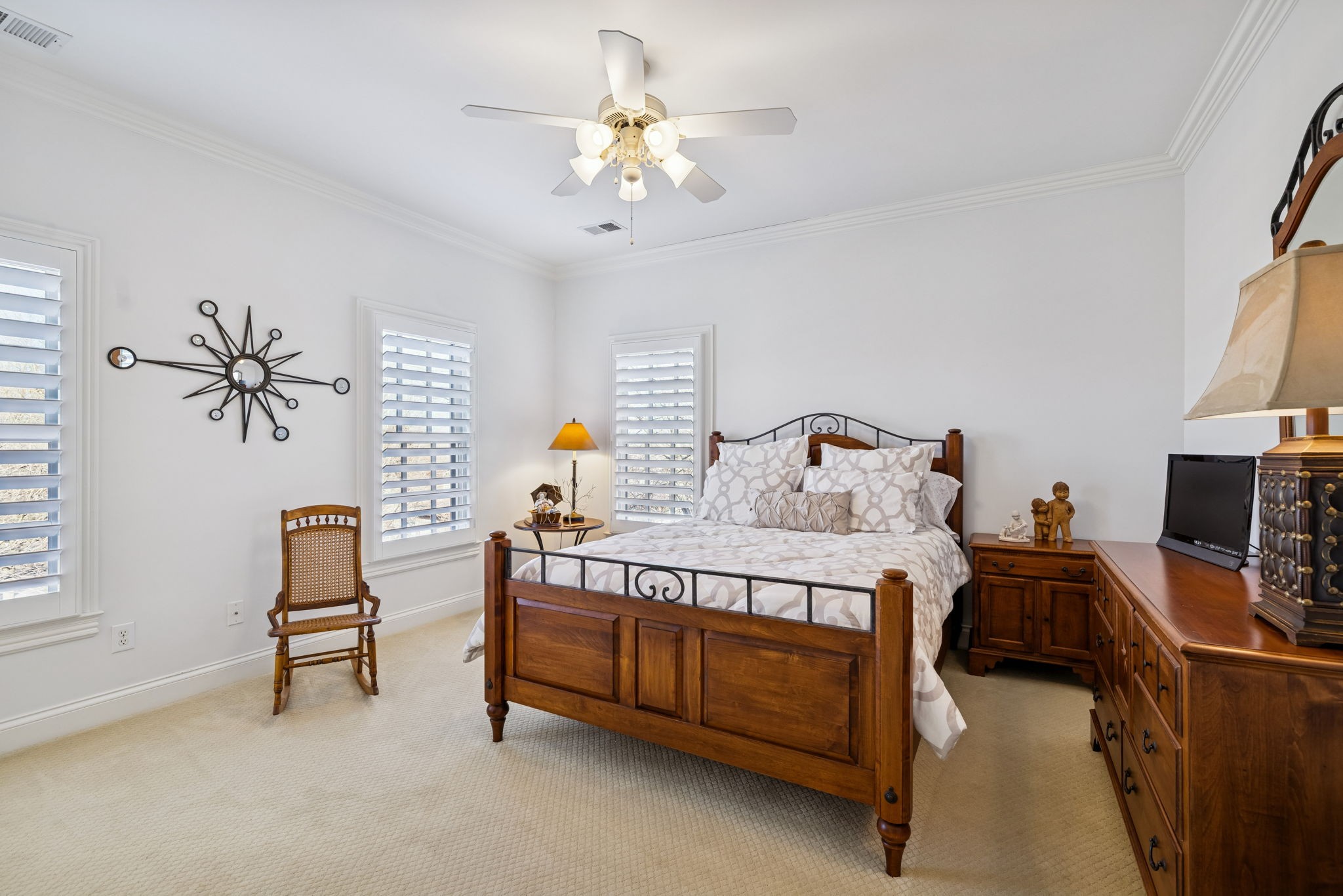 600 Pearre Springs Way Franklin, TN 37064 - Photo 57 of 85 a bedroom with furniture and a chandelier
