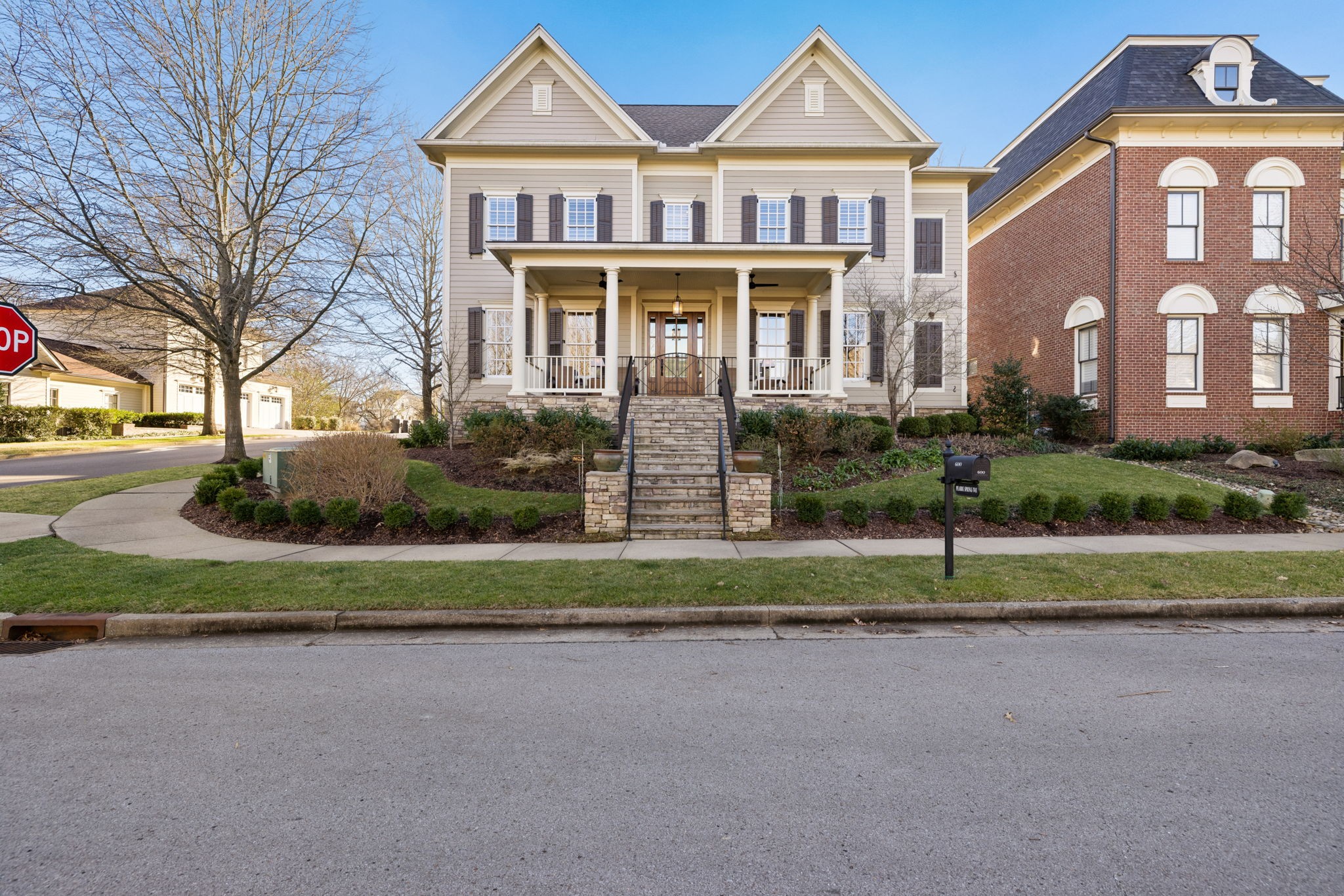 600 Pearre Springs Way Franklin, TN 37064 - Photo 85 of 85 a front view of residential houses and trees