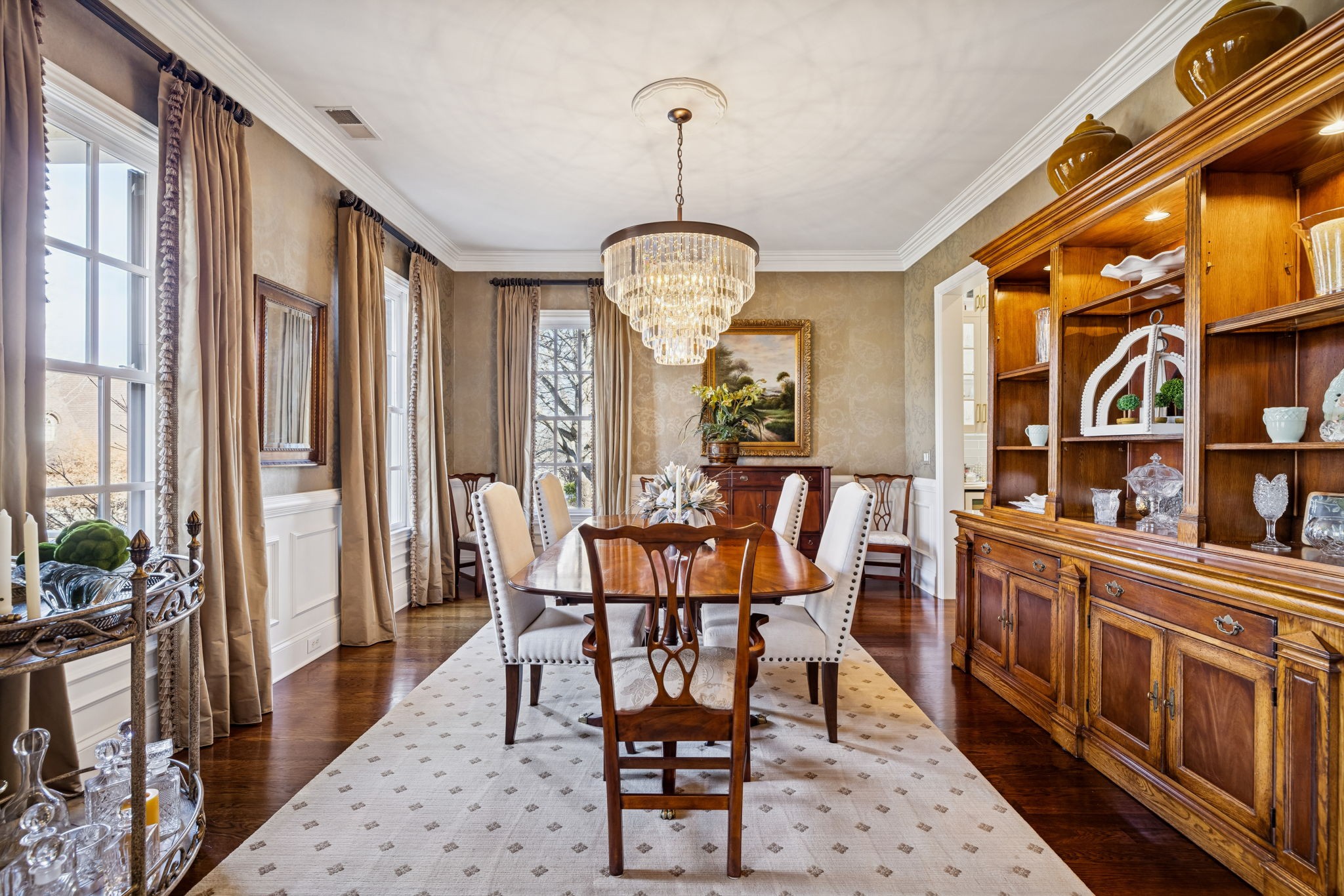 600 Pearre Springs Way Franklin, TN 37064 - Photo 10 of 85 a view of a dining room with furniture window and wooden floor