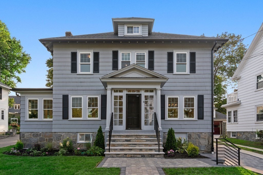4 Clement Avenue Boston, MA 02132 - Photo 2 of 39 a front view of a house with a yard