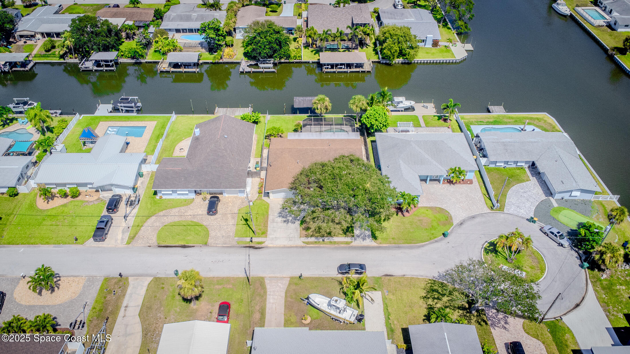 125 Deleon Road Cocoa Beach, FL 32931 - Photo 5 of 35 Aerial2
