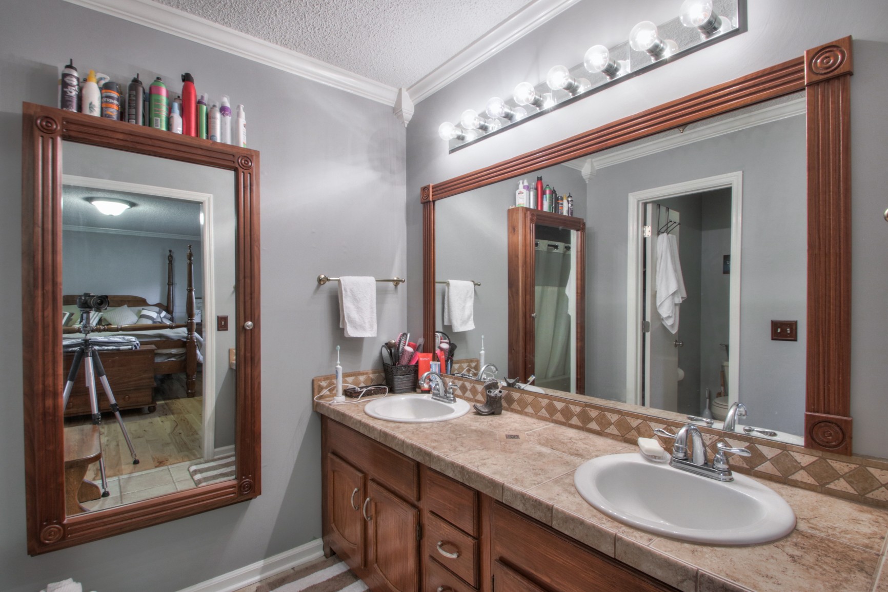 4737 McCrary Road Lebanon, TN 37090 - Photo 13 of 24 a bathroom with a sink double vanity and a mirror