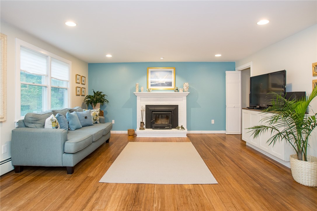 470 Sowams Road Barrington, RI 02806 - Photo 11 of 38 Lovely living room with fireplace