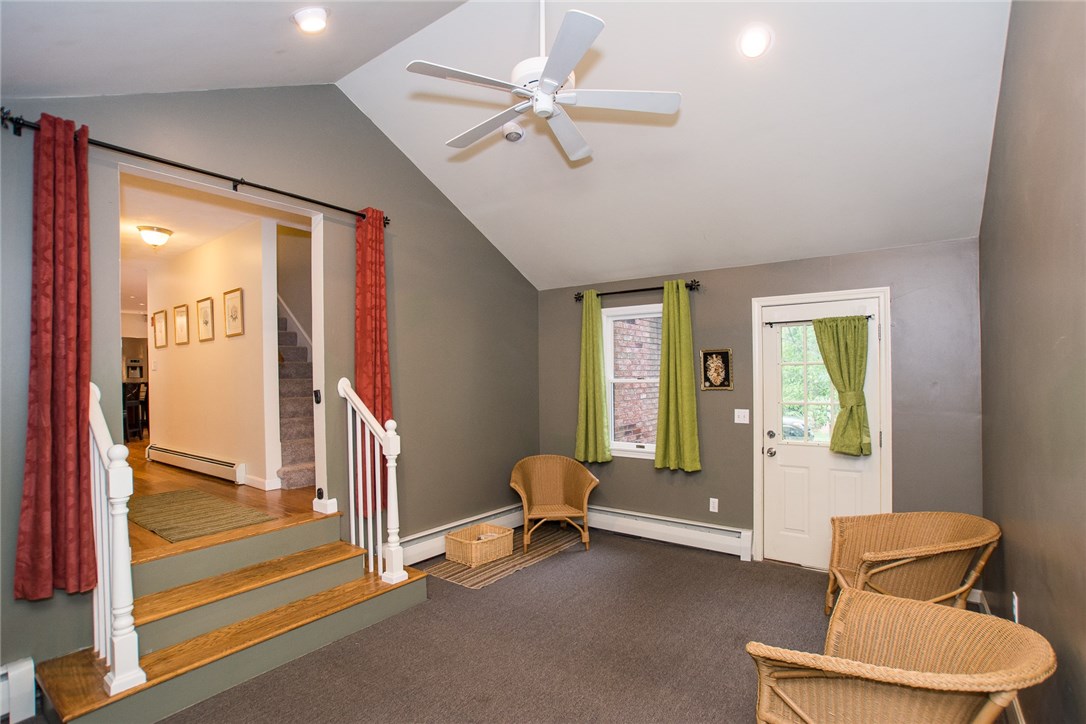 470 Sowams Road Barrington, RI 02806 - Photo 2 of 38 Family room with cathedral ceilings and access to front and back yards