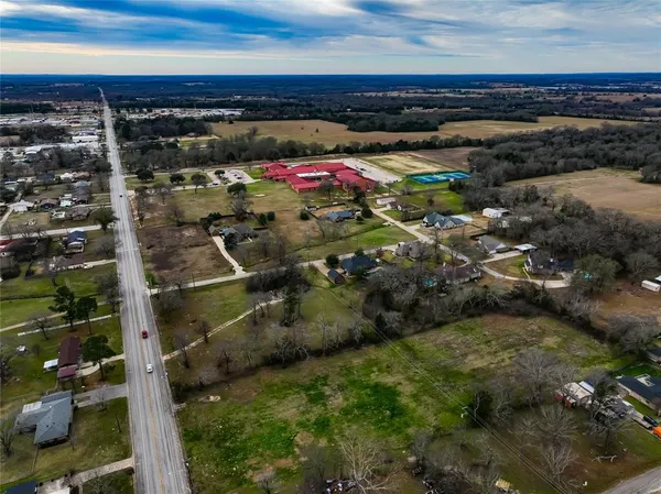 an aerial view of a houses