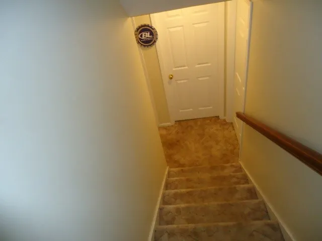 a view of entryway with stairs