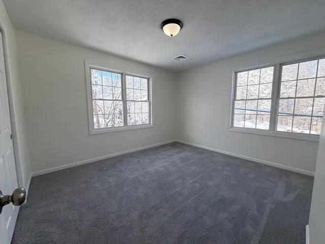 a view of a livingroom with a window