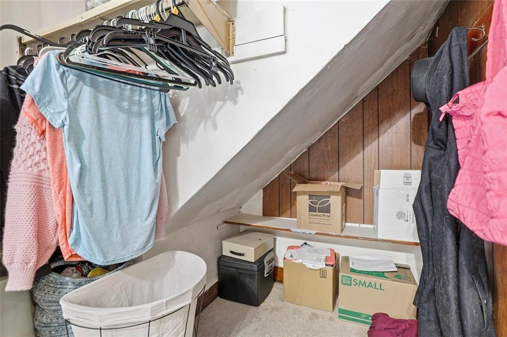 238 Provost Road Pittsburgh, PA 15227 - Photo 20 of 34 a bathroom with a sink a toilet and a shower curtain