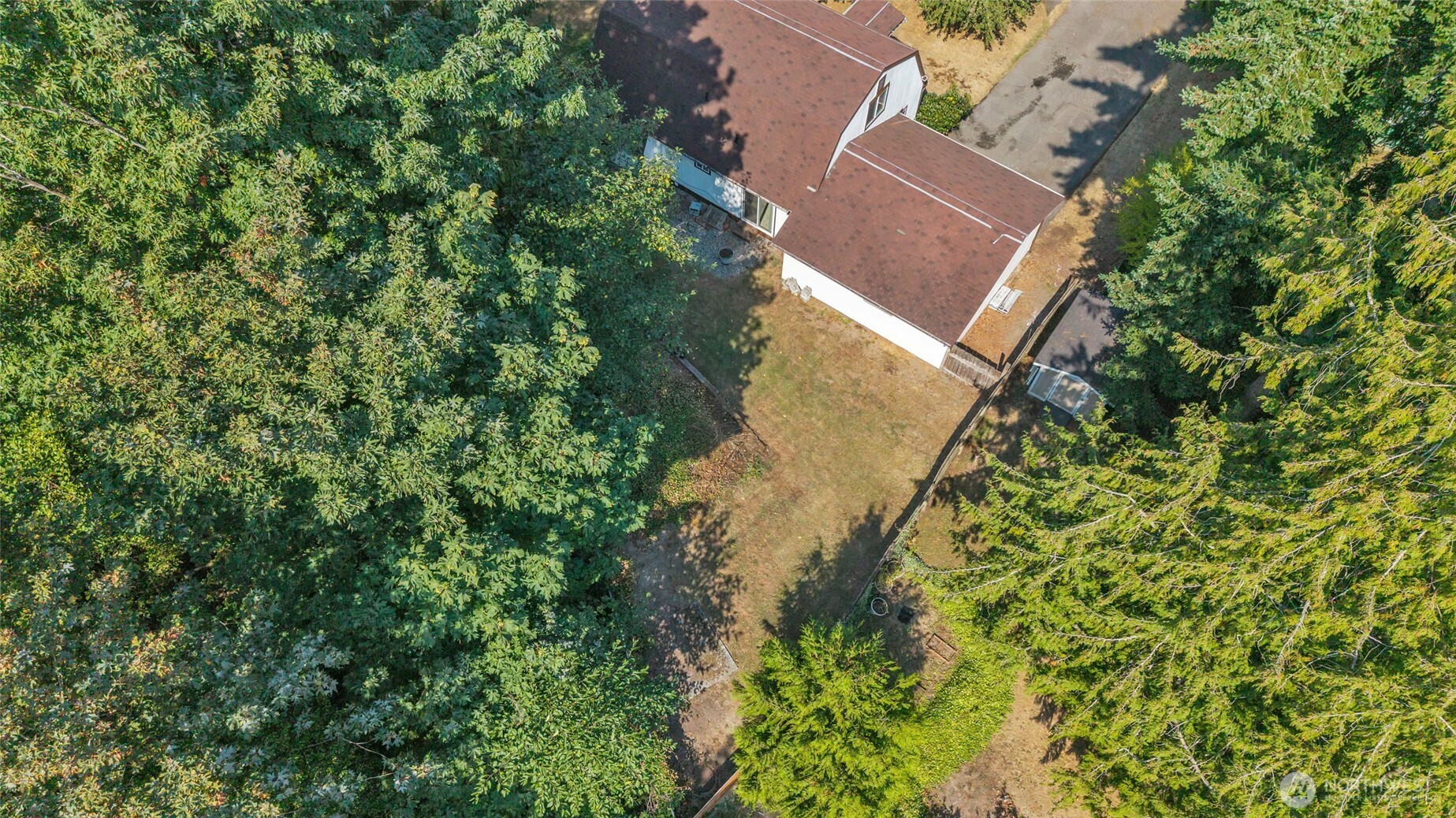 7914 242nd Street Southwest Edmonds, WA 98026 - Photo 37 of 38 an aerial view of a house with a yard