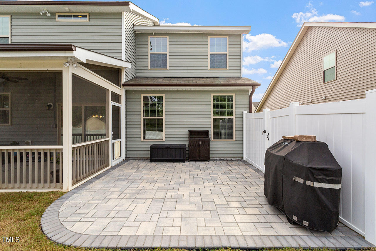 4512 Lady Rita Lane Raleigh, NC 27610 - Photo 31 of 37 Custom-Designed Patio