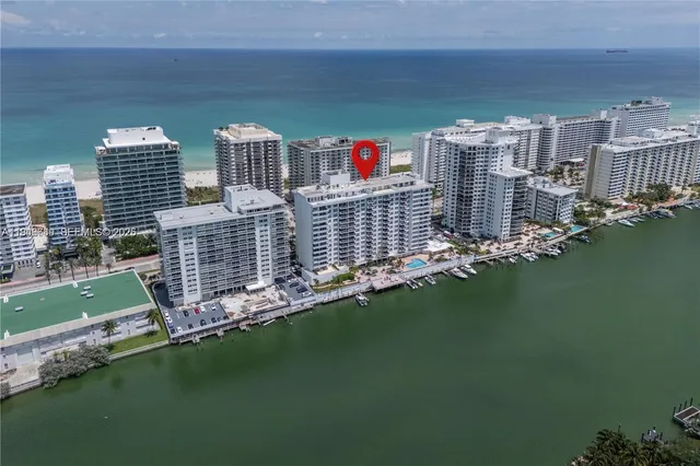 a view of city and a lake